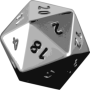 icon D20 DnD Dice Roller لـ intex Cloud String HD