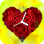 icon Heart Clock Live Wallpaper