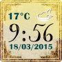icon Vintage Clock Weather لـ centric G1
