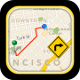 icon GPS Driving Route