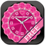 icon [Free]CUTE QLOCK Pink Diamond لـ oukitel K5