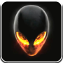 icon Alien Skull Fire LWallpaper لـ Samsung Galaxy Ace Duos I589