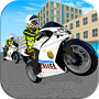 icon Police Stunt Moto RacingHeavy Bike Simulator 3D