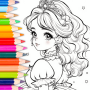 icon Doll Color: Princess Coloring لـ karbonn Titanium Jumbo