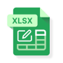 icon Edit XLSX Spreadsheets Reader لـ Xiaomi Redmi Note 4X