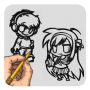 icon How To Draw Manga لـ Samsung Fascinate