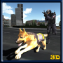 icon Police Dog Sniffing Criminals