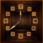 icon Wooden Analog Clock لـ archos 101b Oxygen