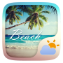 icon Beach GO Weather Widget Theme