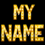 icon 3D My Name Live Wallpaper لـ Samsung Galaxy J7 Prime 2