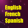 icon Learn English French Spanish لـ intex Aqua Strong 5.2