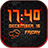 icon Black Weather and Clock Widget 2.1