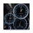 icon Black Clock Wallpaper Lite 2.03