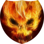 icon Burning skull