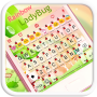 icon Rainbow Ladybug Emoji Keyboard لـ Samsung Galaxy Note 10.1 N8000