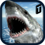 icon Crazy Shark 3D Sim لـ Huawei Honor V9
