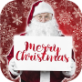 icon Christmas Frames & Stickers Create New Year Cards لـ sharp Aquos R