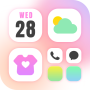 icon Themepack - App Icons, Widgets لـ sharp Aquos R
