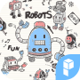 icon Doodle Robot Launcher theme
