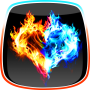 icon Fire and Ice Live Wallpaper لـ Huawei MediaPad M5 8