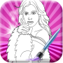 icon Violeta Leonetta Coloring