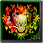 icon Skull Smoke Weed Magic FX لـ oppo A3