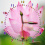 icon Lotus Flower Clock Analog