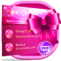 icon Pink Bow SMS 4K HD لـ swipe Elite 2 Plus