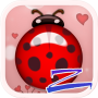 icon Pink Ladybug Launcher Theme لـ Micromax Canvas Tab P702