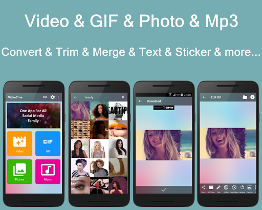 Video2me Pro Video Gif Maker 1.7.1.1 (Full) Apk Android