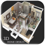 icon 3D Home Design لـ oneplus 3