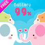 icon pastel battery widget