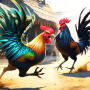 icon Farm Rooster Fighting Chicks 2