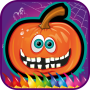 icon Halloween Coloring Book