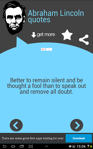 حم ل مجان ا Abraham Lincoln Quotes حزمة تطبيق أندرويد الخاصة بنظام