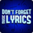 icon com.bluecorner.dontforgetthelyrics 1.3.6