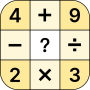 icon Crossmath - Math Puzzle Games لـ Samsung Galaxy S Duos S7562