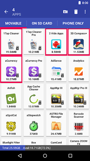حمّل مجانًا AppMgr III (App 2 SD) حزمة تطبيق أندرويد الخاصة بنظام.