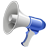 icon Police megaphone bullhorn 1.01