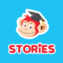 icon Monkey Stories:Books & Reading لـ Samsung Galaxy Grand Quattro(Galaxy Win Duos)